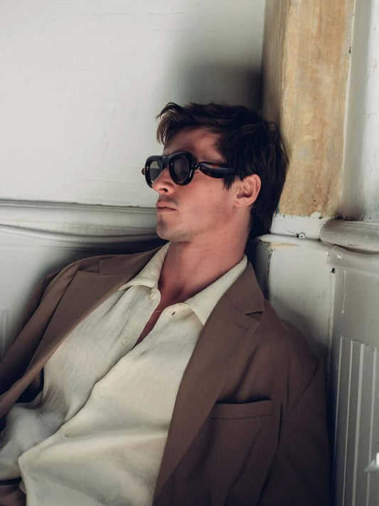 Out there: Ben Radcliffe wears Paloceras in Le Mile Magazine