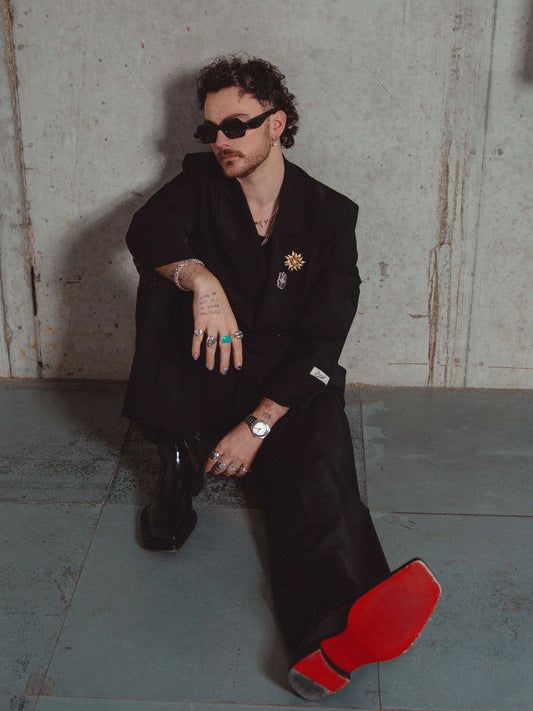 Out there: Cian Ducrot wears Paloceras in Square Mile and Clash Magazine