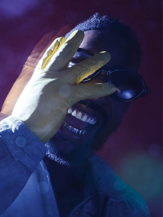 Out there: Tinie Tempah wears Paloceras in Hunger Magazine